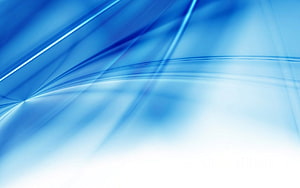 Abstract Blue and White Light Streaks with Flowing Curves and Soft Gradient Background HD wallpaper