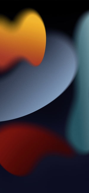 Abstract Blurred Colorful Shapes on Dark Background Minimalist Art Wallpaper HD phone wallpaper